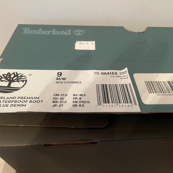 Timberland boots Denim size 9 men - Picture 4 of 4